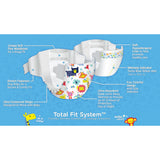 Unisex Baby Diaper Comfees Size 1 Disposable Moderate Absorbency