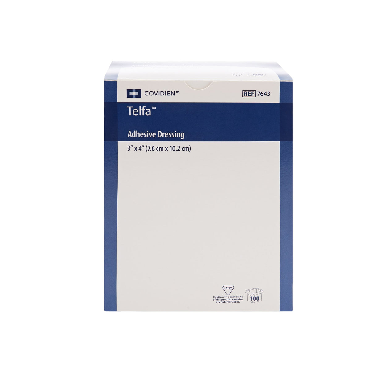 Island Dressing Telfa™ 3 X 4 Inch Rectangle Sterile Film Backing - BeHope