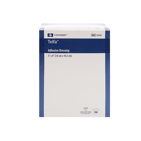 Island Dressing Telfa™ 3 X 4 Inch Rectangle Sterile Film Backing - BeHope