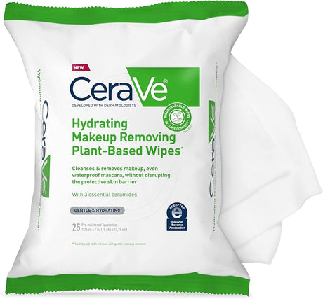 Cerave® Gentle Makeup Remover Wipes for Sensitive Skin - BeHope