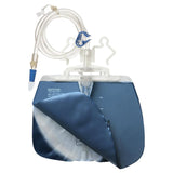 Urinary Drain Bag The Fig Leaf™ Anti-Reflux Valve Sterile 2,000 mL Vinyl - BeHope