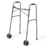 Medline Guardian Bariatric Folding Walker with Wheels