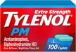 Night Time Pain Relief Tylenol® Pm Acetaminophen Capsule 100 Per Bottle - Behope