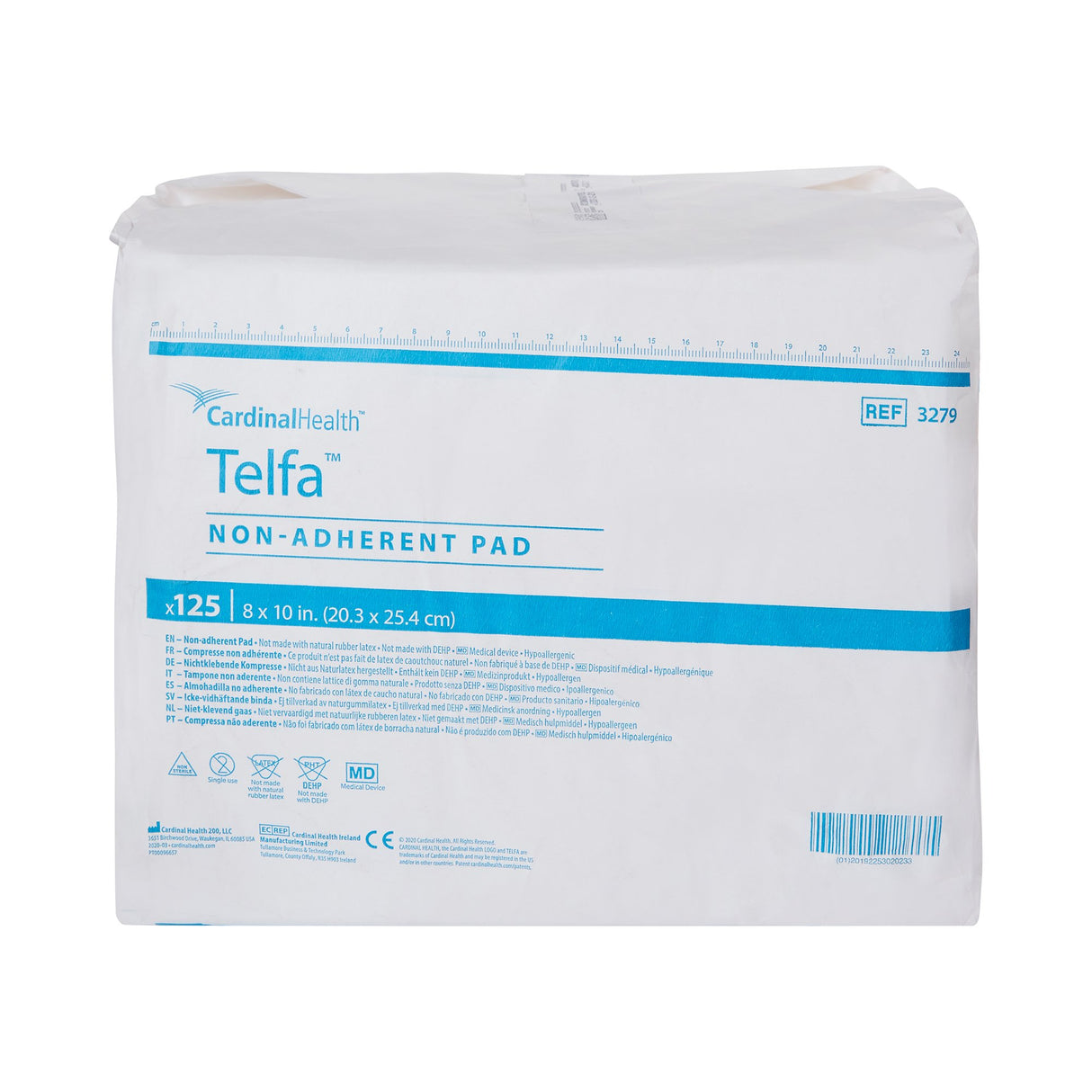 Non-Adherent Dressing Telfa™ Ouchless 8 X 10 Inch NonSterile 125 per Pack - BeHope