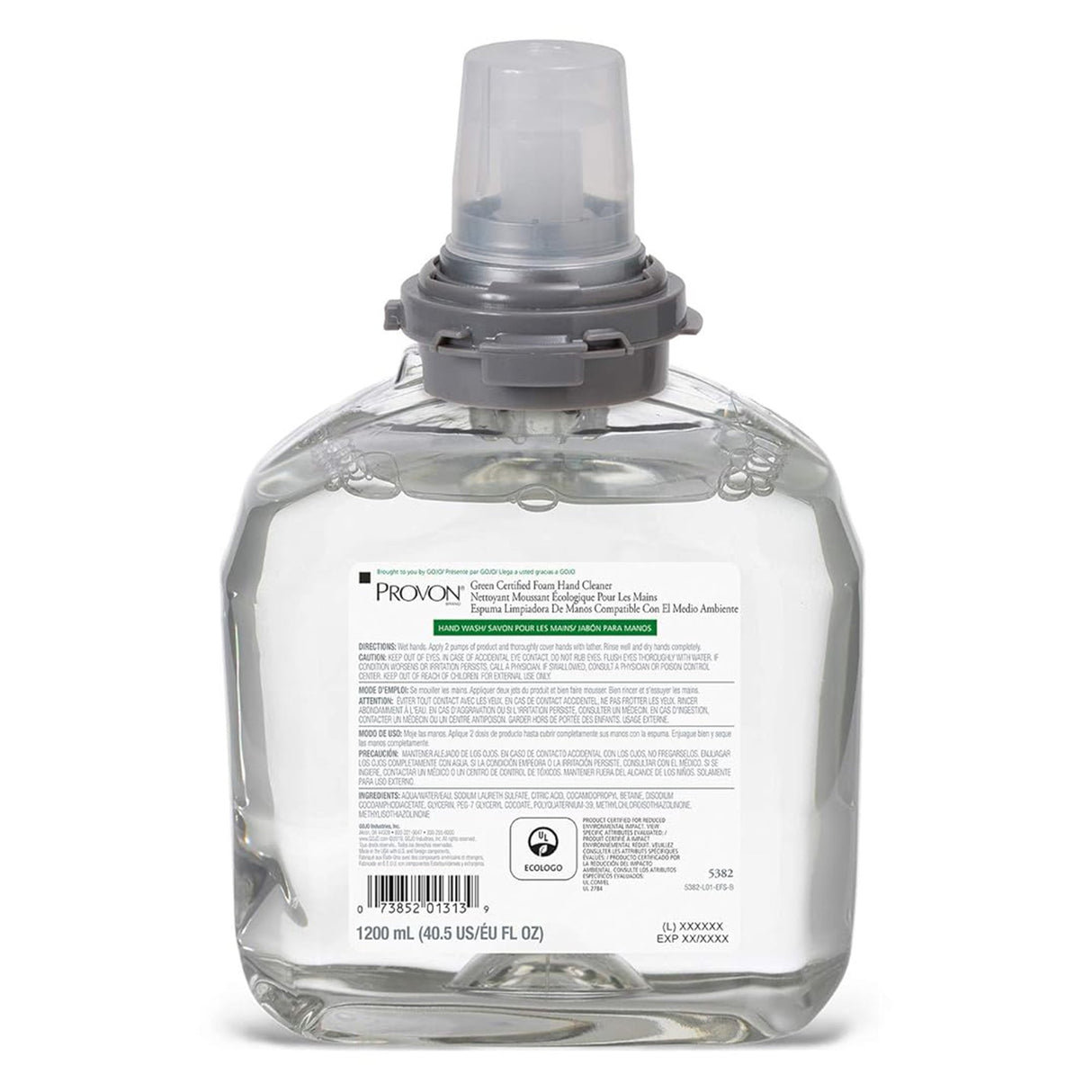 Soap PROVON® Foaming 1,200 mL Dispenser Refill Bottle Unscented - BeHope