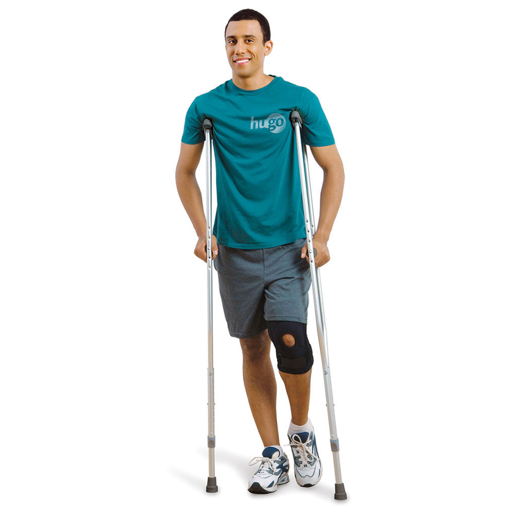 Hugo Comfort Max Lightweight Aluminum Crutches -BeHope