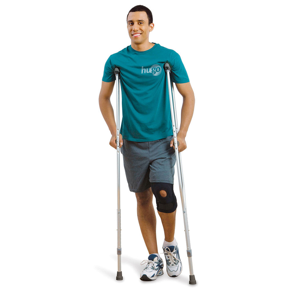 Hugo Comfort Max Lightweight Aluminum Crutches -BeHope