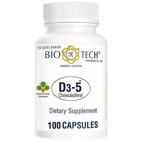 Vitamin D3 Supplement Bio Tech™ Supports Bone and Teeth Health - BeHope