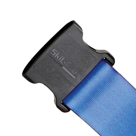 Gait Belt SkiL-Care™ PathoShield 60 Inch Length Blue Plastic Coated Webbing - BeHope