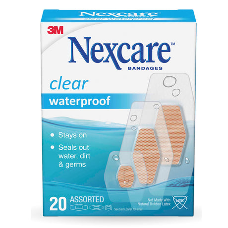 Waterproof Adhesive Strip 3M Nexcareâ„¢ Plastic Sheer 7/8 X 1-1/16 Inch / 1-1/4 X 2-1/2 Inch / 1-1/16 X 2-1/4 Inch Sterile - BeHope