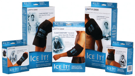 Cold Pack Ice It!® E-Pack Single Knee / Shoulder 6 X 12 Inch Vinyl / Gel Reusable - BeHope