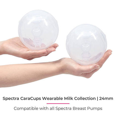 Wearable Milk Collection Kit Spectra® CaraCups For Spectra Breast Pumps - BeHope