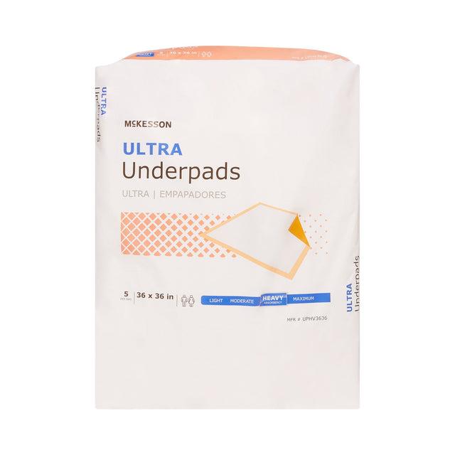 Disposable Underpad Mckesson Ultra Heavy Absorbency for Incontinence - BeHope