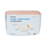 Disposable Underpad McKesson Ultra Breathable Low Air Loss 23 X 36 Inch Fluff / Polymer Heavy Absorbency - BeHope