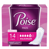 Bladder Control Pad Poise® 12.2 Inch Length Heavy Absorbency Sodium Polyacrylate Core Regular - BeHope
