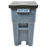 Trash Can with Wheels Rubbermaid® Brute® 200 Quart / 50 gal. Gray HDPE - BeHope