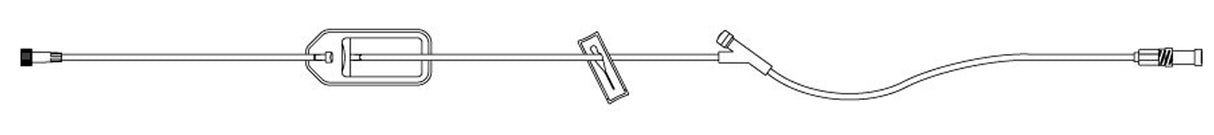 IV Extension Set LifeShield® Macro Bore 16-1/2 Inch Tubing With Filter NonSterile - BeHope