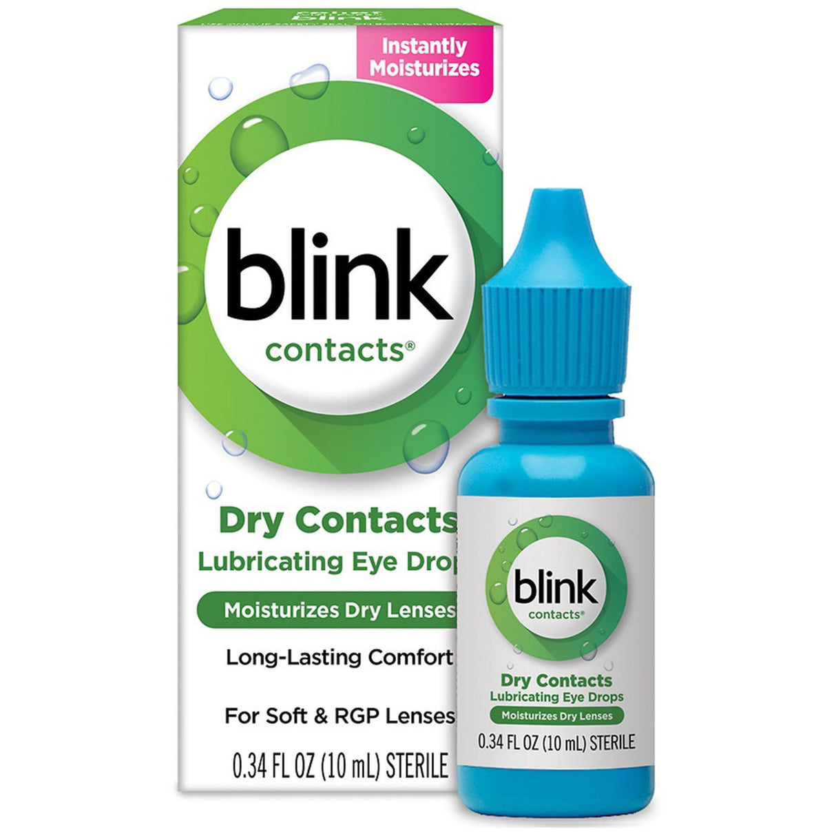 Contact Lens Solution Blink Contacts 0.34 oz. Solution - BeHope