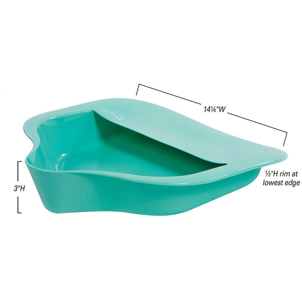 Bariatric Bedpan AliMed® Green - BeHope