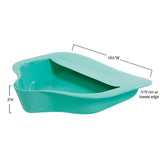 Bariatric Bedpan AliMed® Green - BeHope