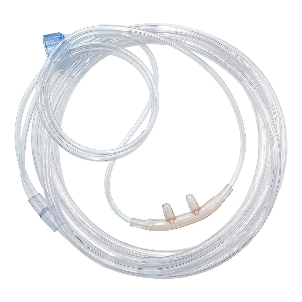 ETCO2 Nasal Cannula Salter-Style® Adult Curved Prongs 7 Foot Tubing - BeHope