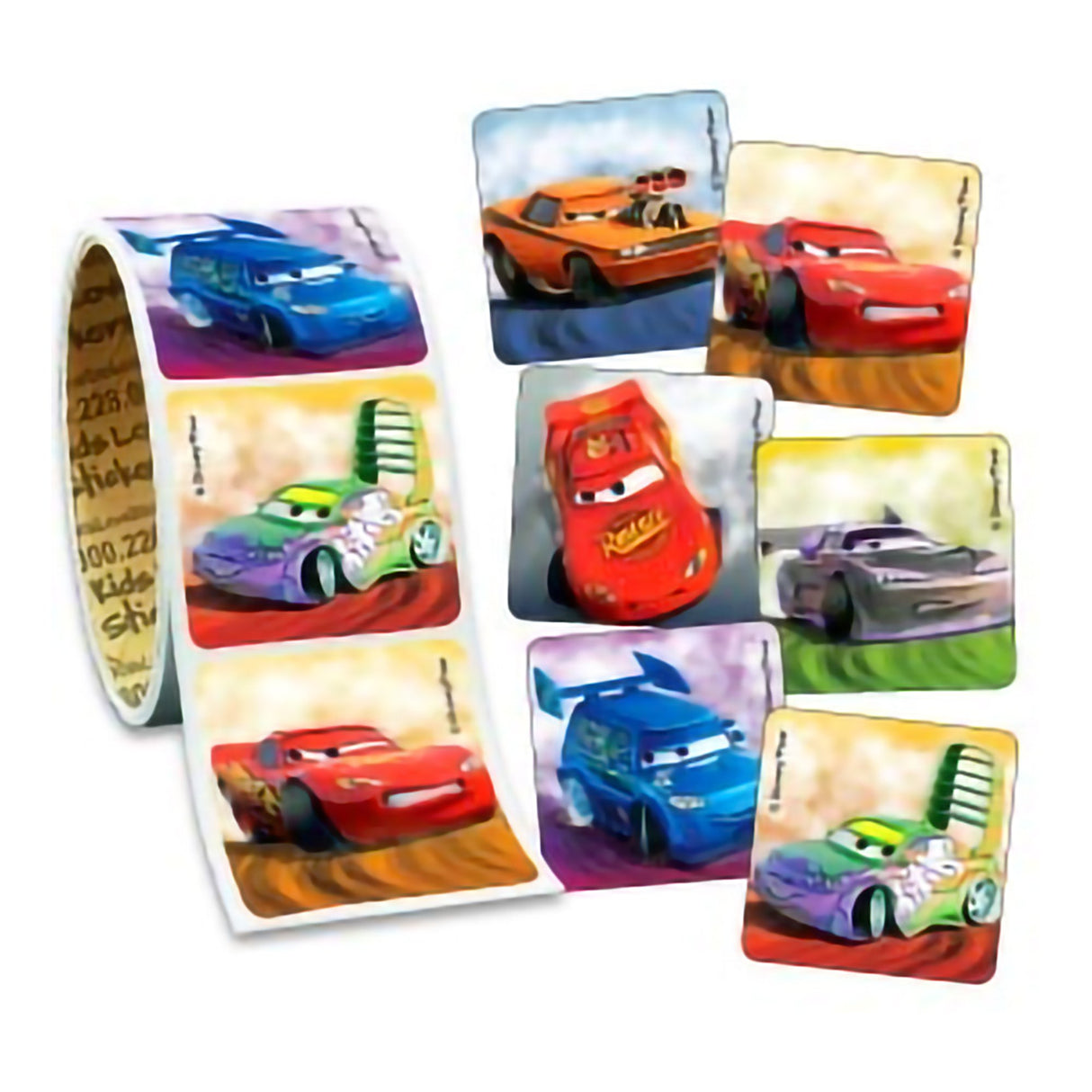 Value Stickers™ 100 per Roll Disney Cars Value Sticker 1-5/8 Inch - BeHope