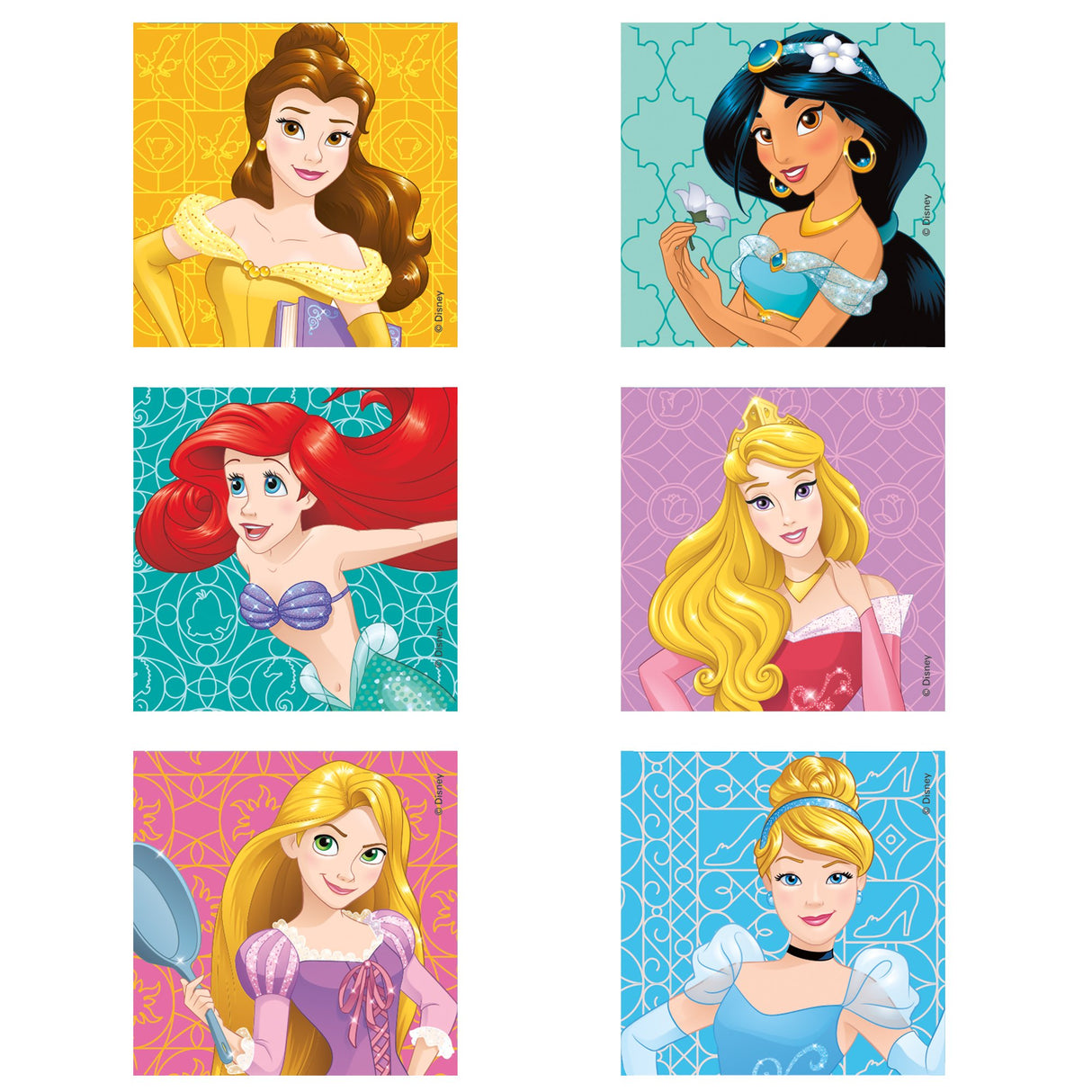 Value Stickers™ 100 per Roll Disney Princesses Value Sticker 1-5/8 Inch - BeHope