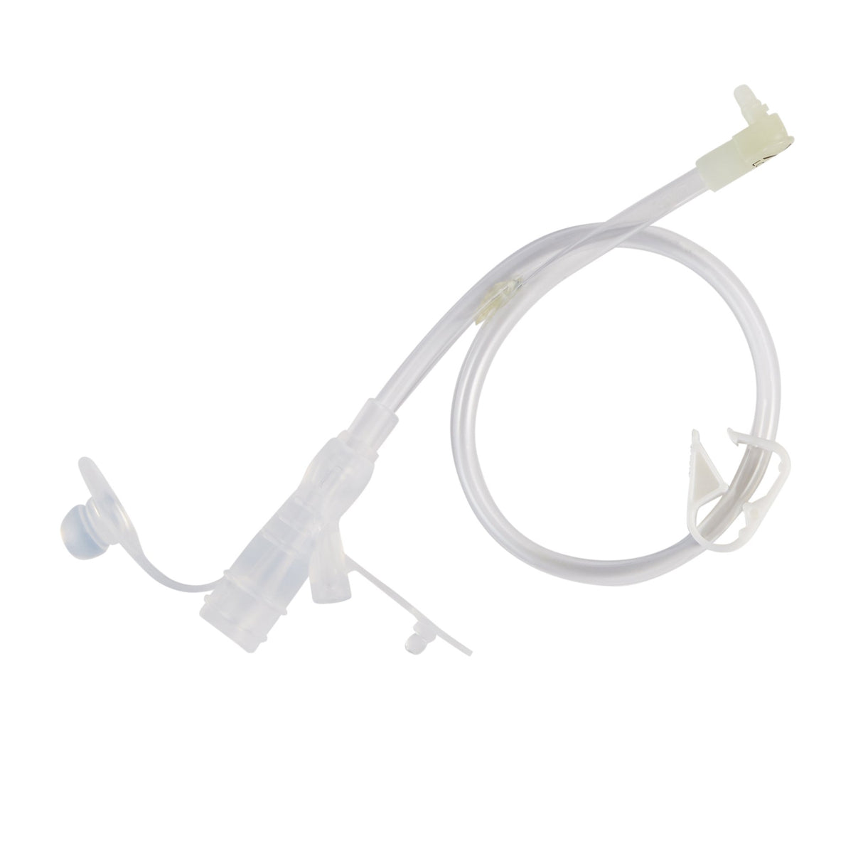 Right Angle Connector with Y-Port Adapter Mini ONE® 12 Inch, Clear - BeHope