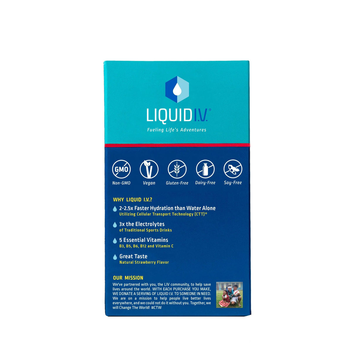 Oral Electrolyte Solution Liquid I.V.® Hydration Multiplier® Lemon-Lime Flavor 0.56 oz. Electrolyte - BeHope