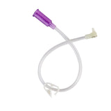 Bolus Enteral Feeding Extension Tube Set Mini ONE® 12 Inch, Purple - BeHope