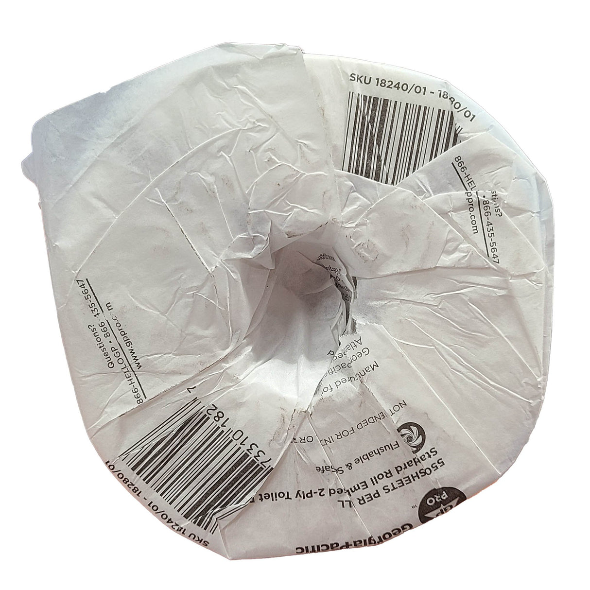 Toilet Tissue preference® White 2-Ply Standard Size Cored Roll 550 Sheets 3-4/5 X 4 Inch - BeHope