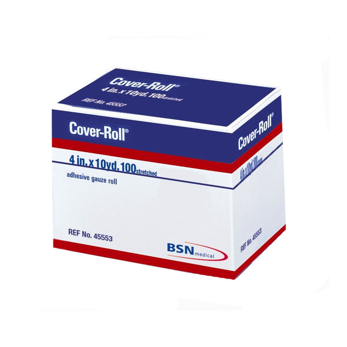 Dressing Retention Tape with Liner Cover-Roll® Stretch White 4 Inch X 10 Yard Nonwoven Polyester NonSterile - BeHope