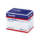 Dressing Retention Tape with Liner Cover-Roll® Stretch White 4 Inch X 10 Yard Nonwoven Polyester NonSterile - BeHope