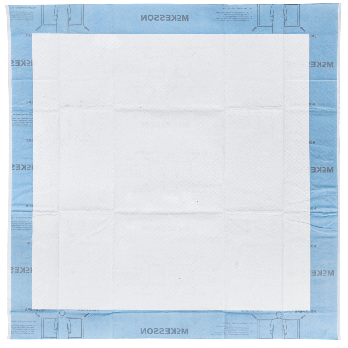 Disposable Underpad McKesson 30 X 36 Inch Super Absorbent Polymer Heavy Absorbency