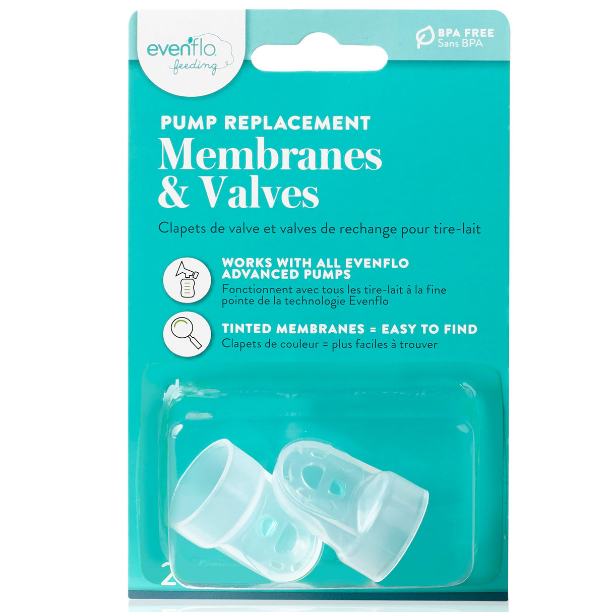 Breast Pump Replacement Membrane and Valve Evenflo For All Evenflo Breast Pumps - BeHope