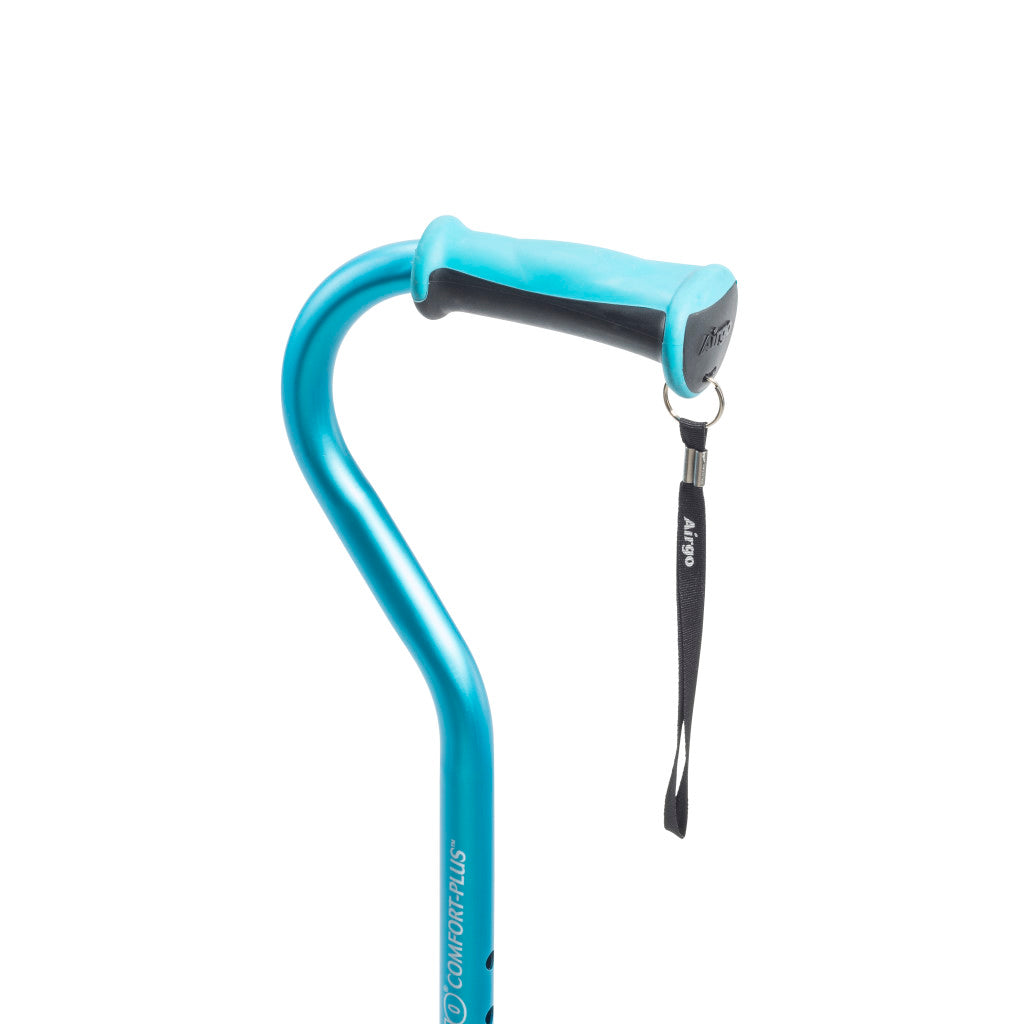 Airgo Comfort-Plus Aluminum Cane,  Offset Handle -BeHope