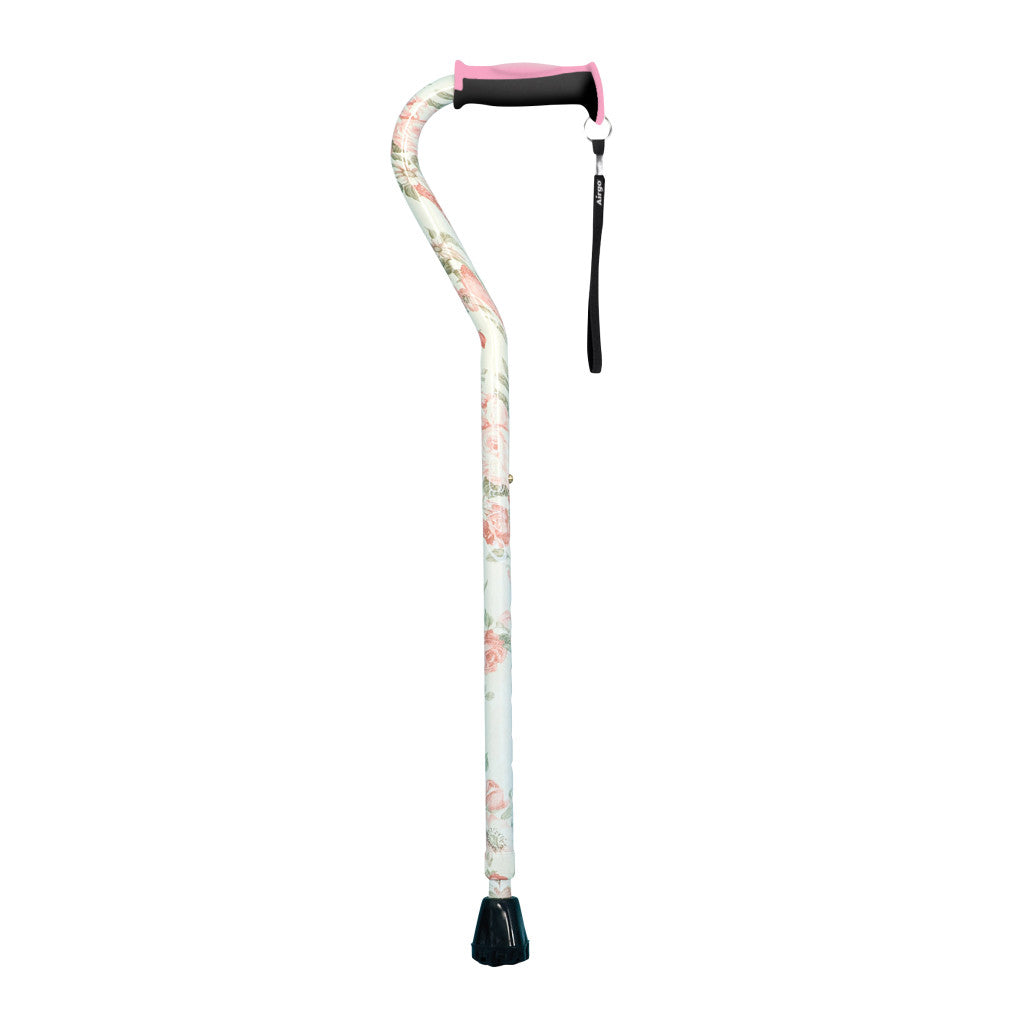 Airgo Comfort-Plus Aluminum Cane,  Offset Handle -BeHope