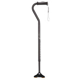 Cane W/ Miniquad Ultra Stable Tip Black - BeHope