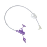 Right Angle Connector with Y-Port Adapter Mini ONE® 12 Inch, Purple - BeHope