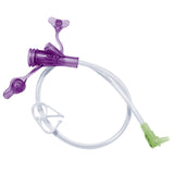 Right Angle Connector with Y-Port Adapter Mini ONE® 12 Inch, Purple - BeHope