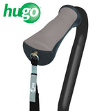 Hugo Ergonomic Offset Handle Cane With Quadpod Cane Tip - BeHope