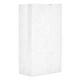 Grocery Bag General White Paper with Gussets - BeHope