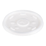 Drinking Cup Lid Dart® For 16 and 20 oz. Foam Cups Translucent Plastic Disposable - BeHope