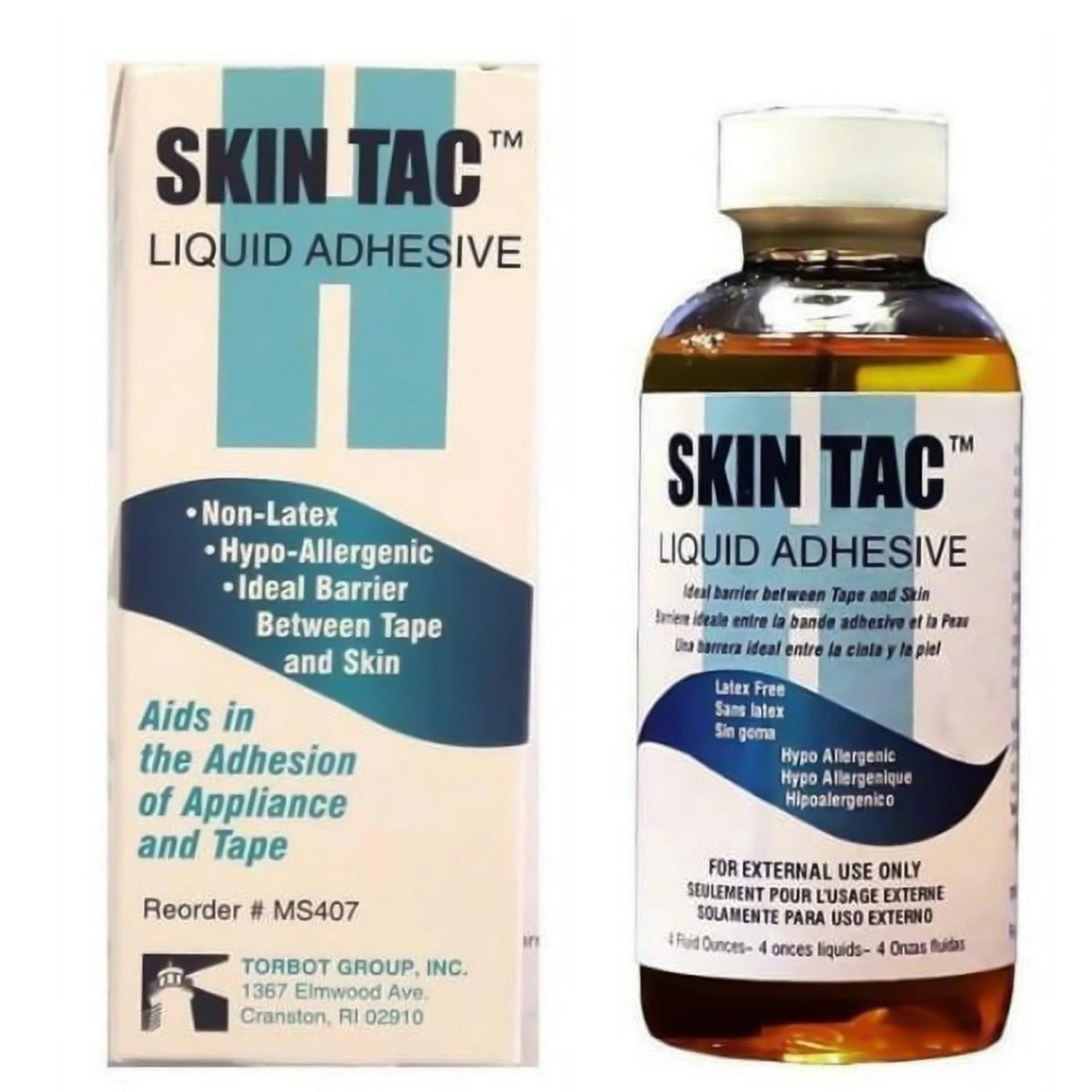 Topical Adhesive Skin Tac™ H 4 oz. Bottle - BeHope