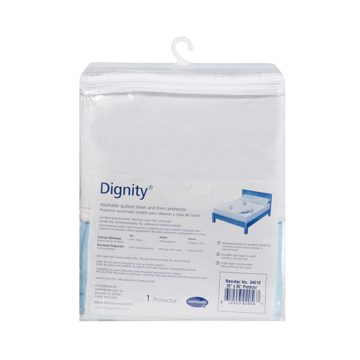 Reusable Underpad Dignity® Washable Quilted Bed Protector - BeHope