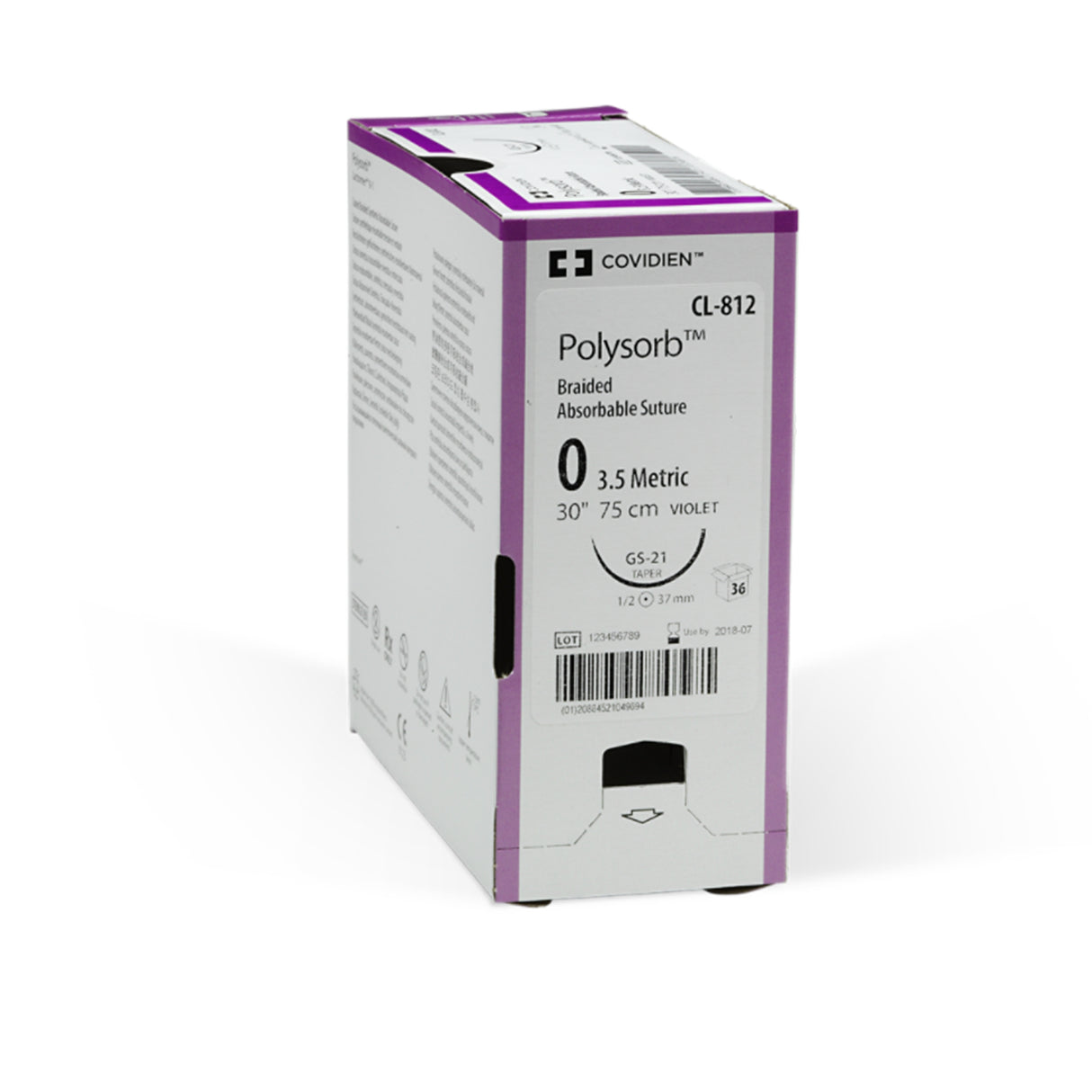 Absorbable Suture With Needle Polysorb™ Braided Polyester for Wound Support - BeHope