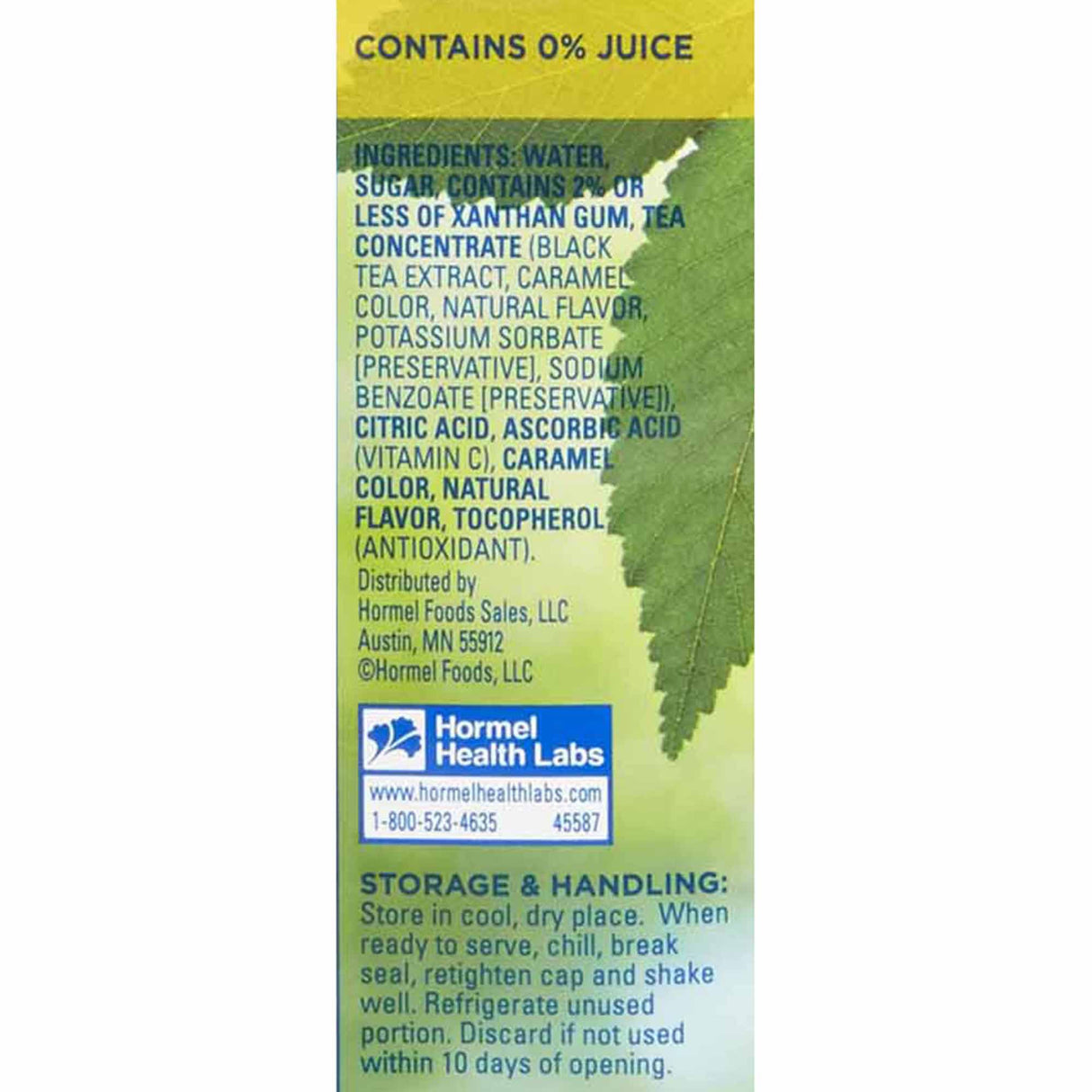 Thickened Beverage Thick & Easy® 46 oz. Bottle Iced Tea Flavor Liquid IDDSI Level 3 Moderately Thick/Liquidized - BeHope