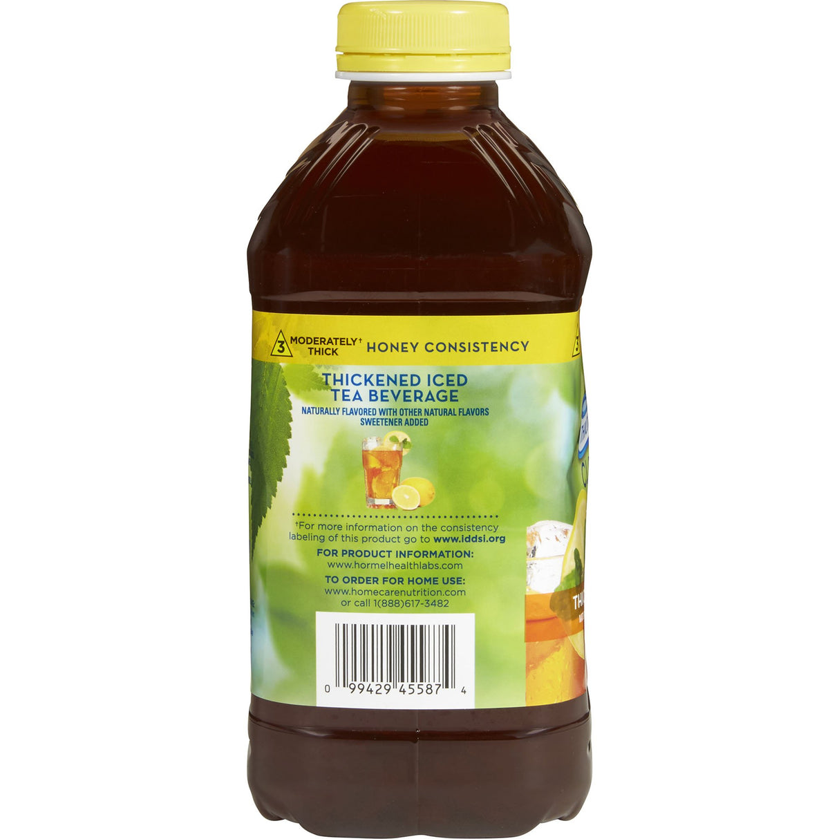 Thickened Beverage Thick & Easy® 46 oz. Bottle Iced Tea Flavor Liquid IDDSI Level 3 Moderately Thick/Liquidized - BeHope