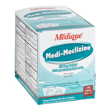 Nausea Relief Medi-meclizine Motion Sickness Tablets - BeHope