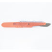 Safety Scalpel No. 22 Polymer Coated Stainless Steel / Plastic Classic Grip Handle NonSterile Disposable - BeHope